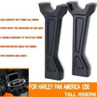 cnc aluminum motorcycle accessories tall risers for harley pan america 1250 pa1250 panamerica 1250s 2020 2021