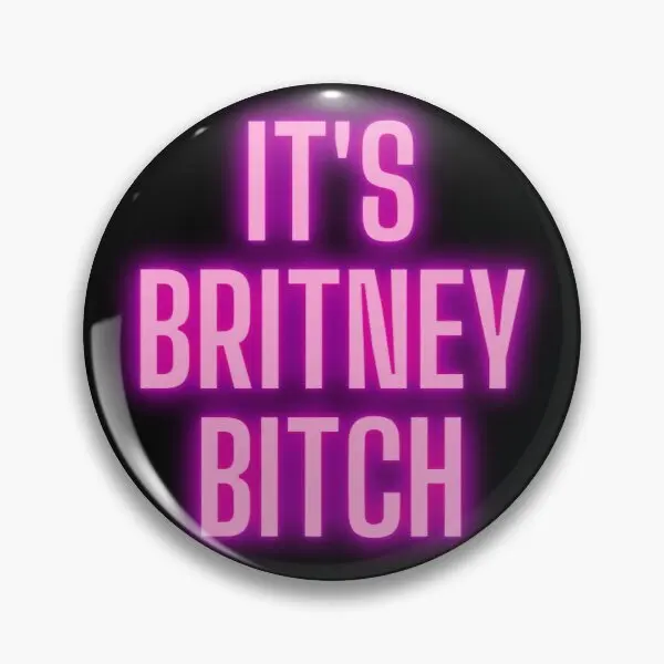 

It Is Britney Soft Button Pin Creative Hat Cute Brooch Decor Women Jewelry Collar Metal Cartoon Badge Lapel Pin Funny Lover