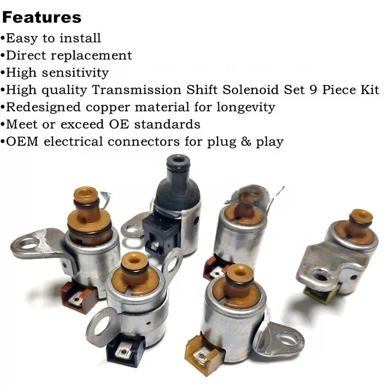 Набор соленоидных редукторов переключения передач для JF506E 09A 5F31J комплект из 9