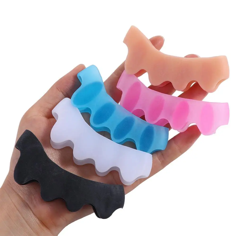 Силиконовые разделители для пальцев растяжки выпрямитель защита от боли