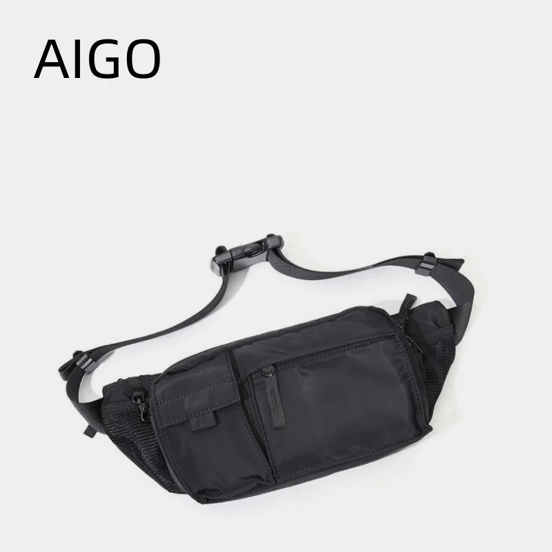 Миниатюрная сумка-мессенджер AIGO из ткани Оксфорд винтажная дорожная уличная