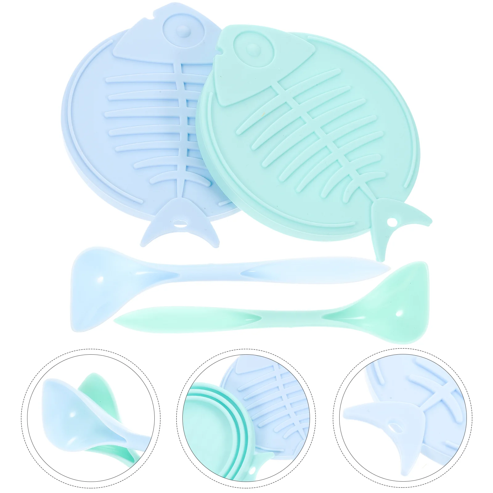 

Cancovers Lids Spoon Pet Catdog Use Daily Resistant Small Professional Reusable Compact Household Convenient Accessory