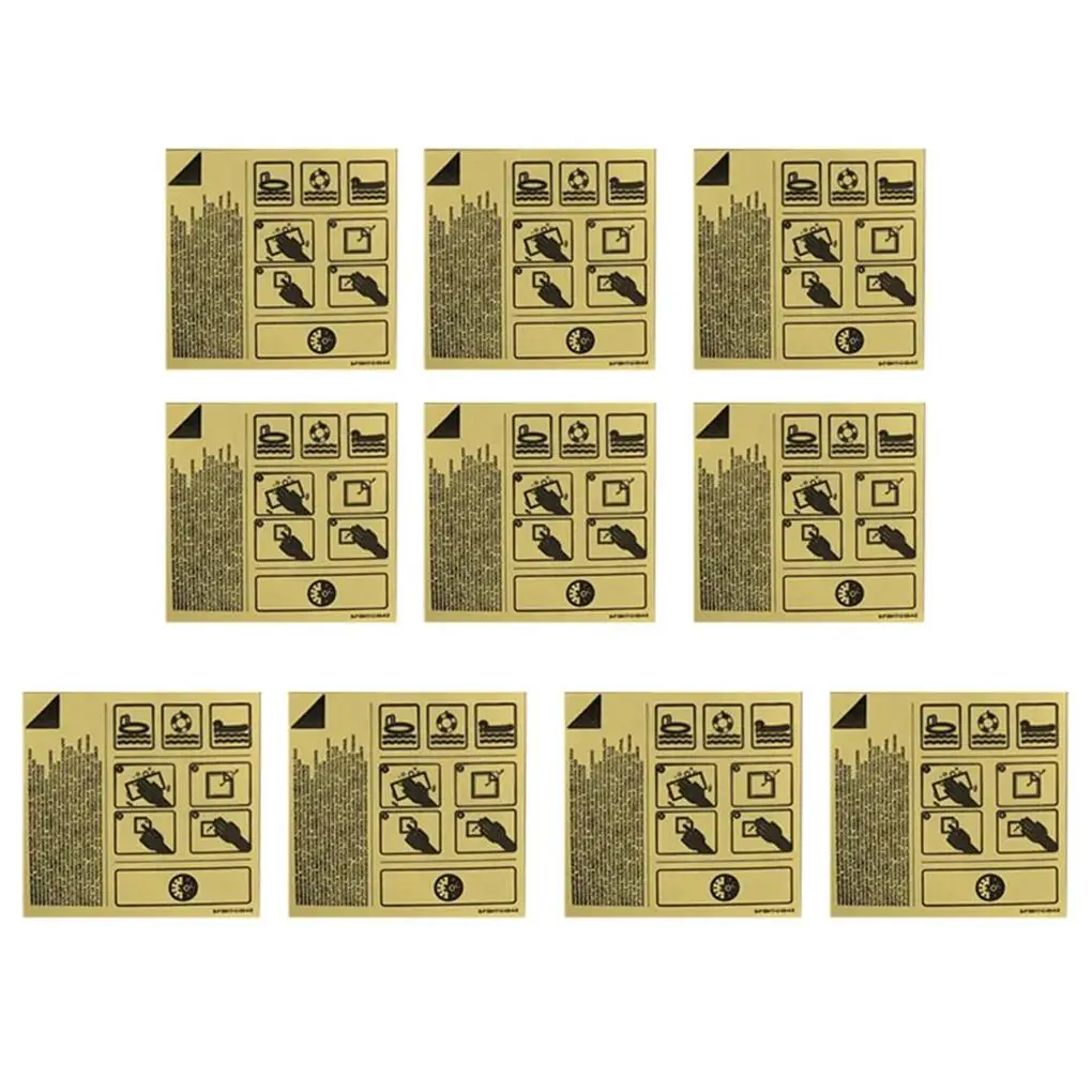 

10 шт., гибкие самоклеящиеся наклейки для ремонта бассейна