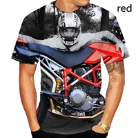 newest fashion motorcycle 3d t shirt cool street motor heavy metal short sleeve tops