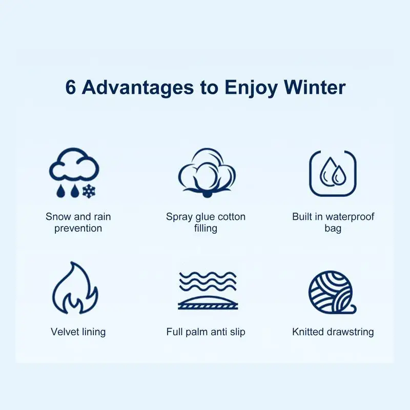 Детские зимние перчатки Нескользящие уличные с милым медведем плюшевые