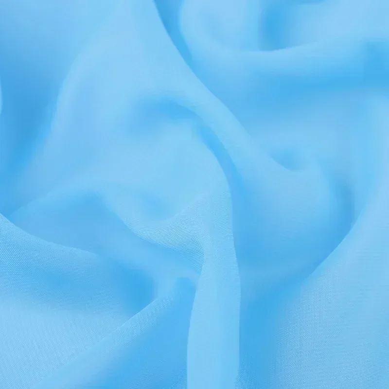 Повязка на голову из шифоновой ткани женское длинное летнее нежное приталенное