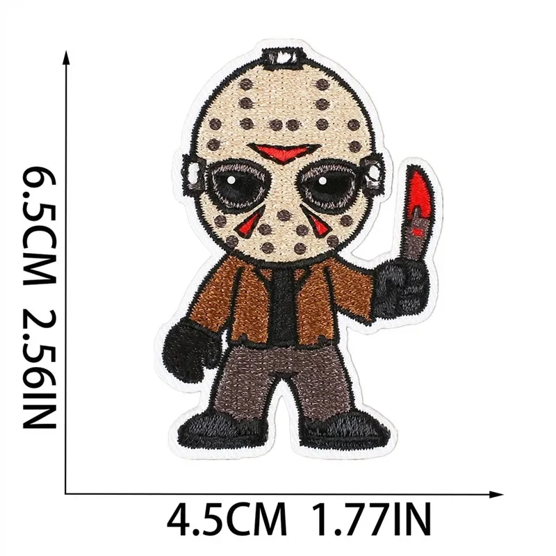 Утюг на заплатках для одежды Helloween наклейки одежду тканевое шитье вышитая