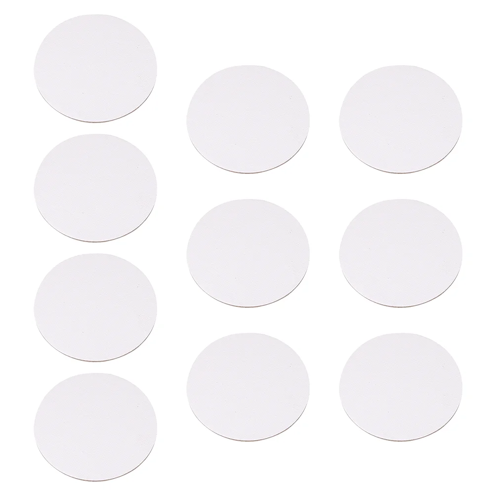 

Oil Canvas Board 10pcs Oil Painting Cotton Canvas Board Round Drawing Canvas Cardboards Artist Painting Tools