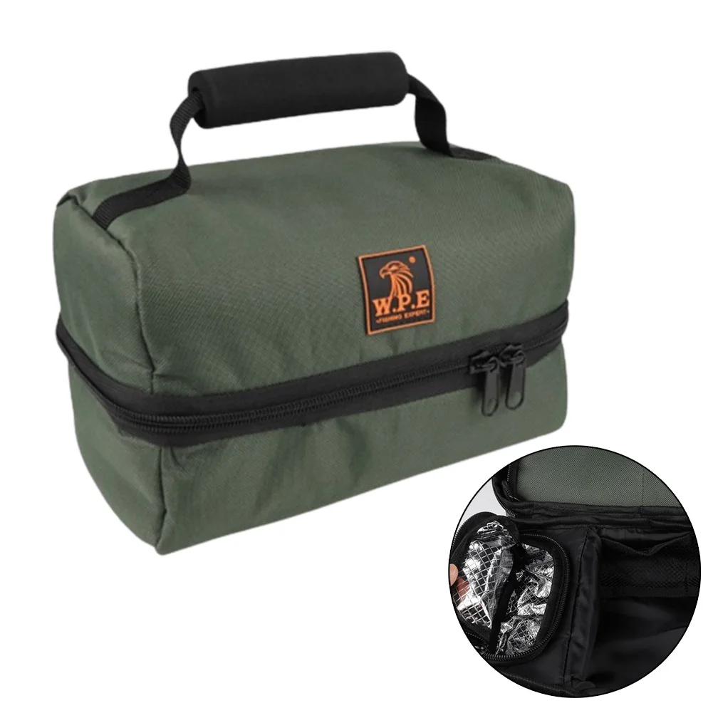 

Fishing Tackle Bag Reel Lure Storage Carrying Case Handbag Reel Bags With Handle 23x15x13cm Reel Tackle Fishing Storage Bags