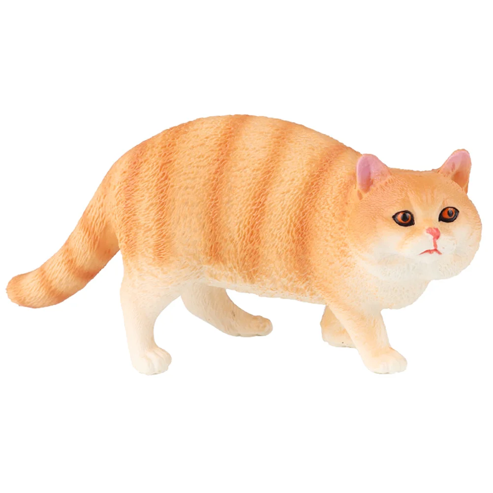 

Cat Model Small Short-haired Cat Sculpture Cat Kids Kids Kids Kids Kids Decor Simulation Cat Figurine