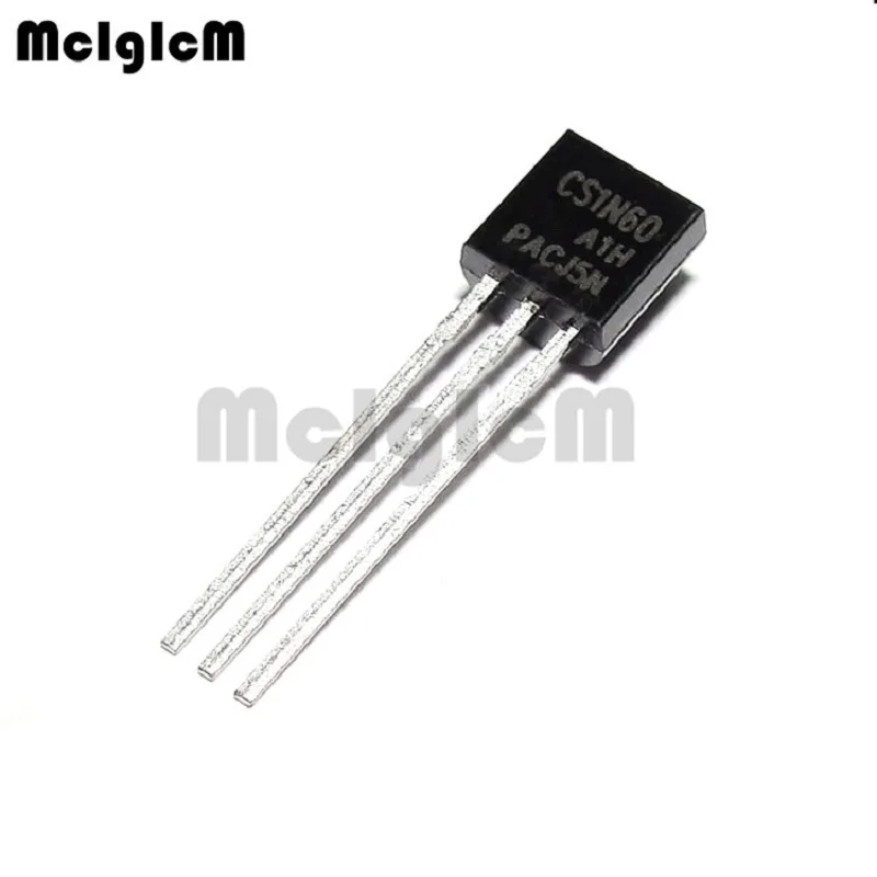 10 шт. CS1N60 1N60 TO-92 N-Channel Power MOSFET 0.8A 600V