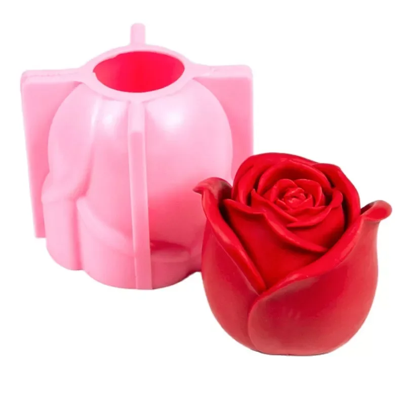 

Big Rose Flower Silicone Soap Mold 3D Cake Mold Plamt Handmade Fragrance Candle Fondant Decorating Tools Mould M071