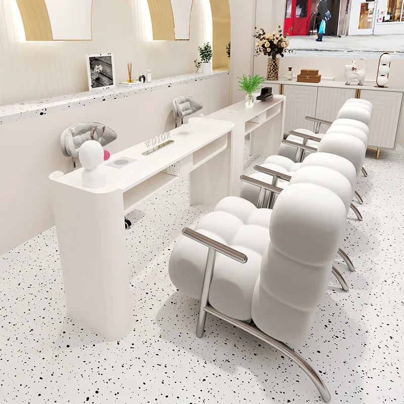 Набор столов и стульев для дизайна ногтей мощный пылесос второго поколения стол