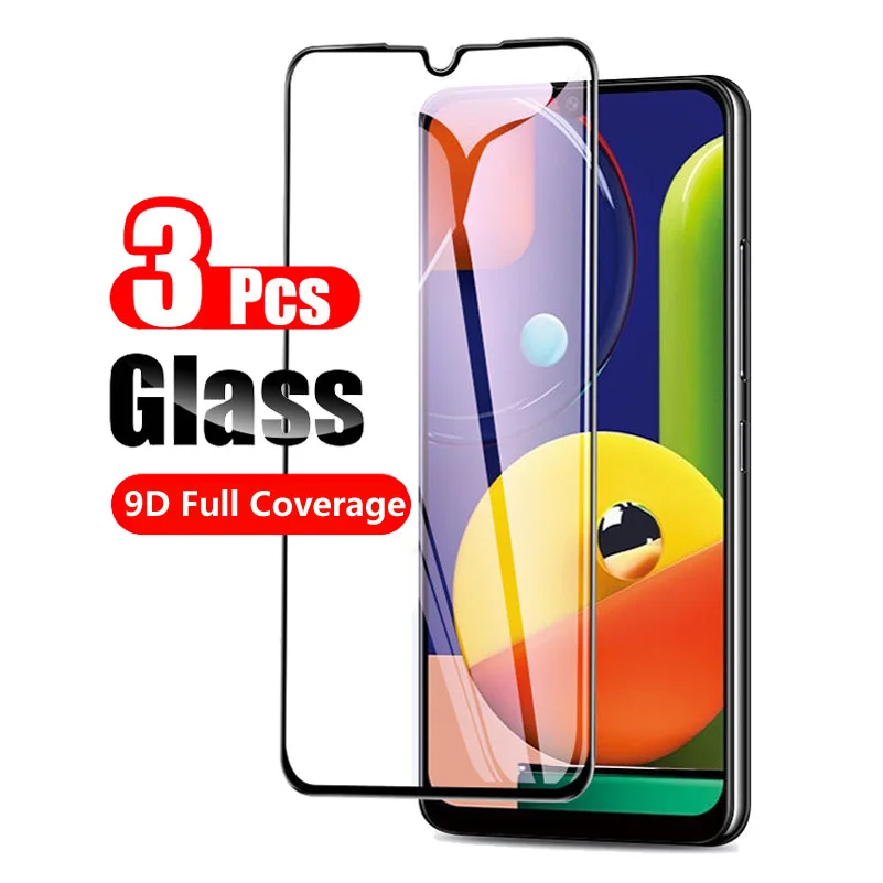 

3-PACK Tempered Glass for Samsung Galaxy A90 5G A80 A70 A60 A50 A40 A30 A20 A10 A70s A50s A30s Full Cover Screen Protector 9D
