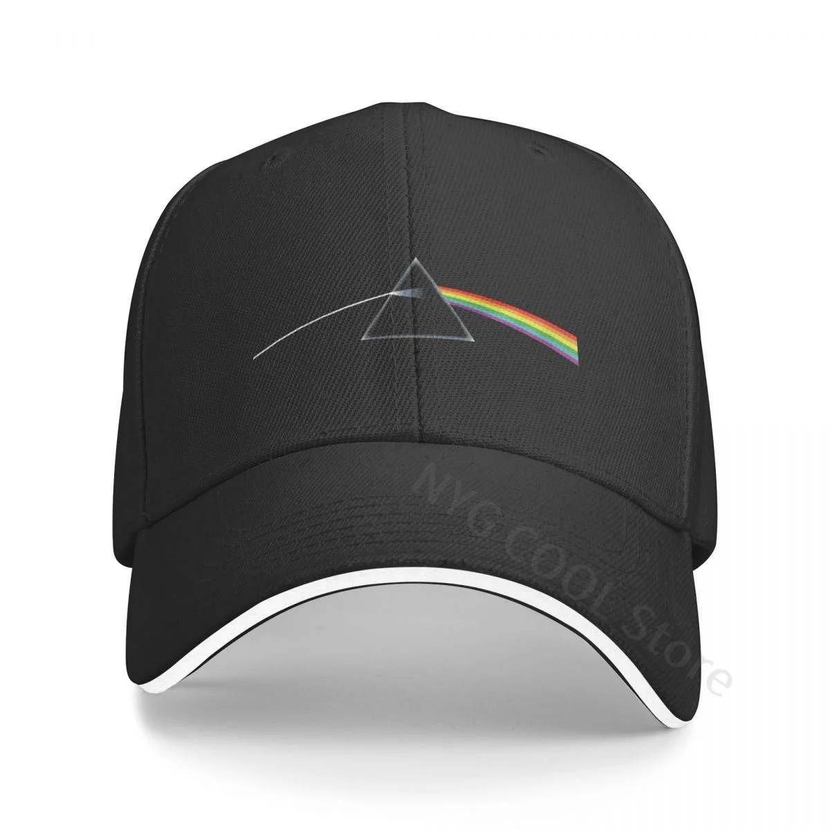 

Refraction Logo Baeball Cap Summer Uniex 2023 Caual Sandwich Baeball Cap Peronalized Caual Hat