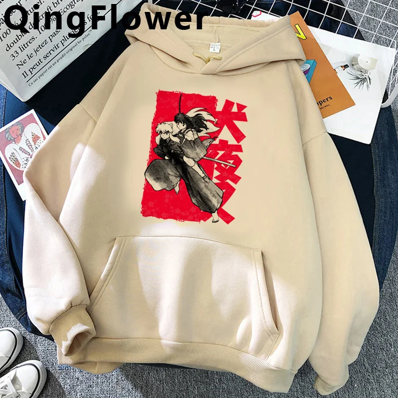 

inuyasha hoodies men graphic Ulzzang Korea male pullover Ulzzang