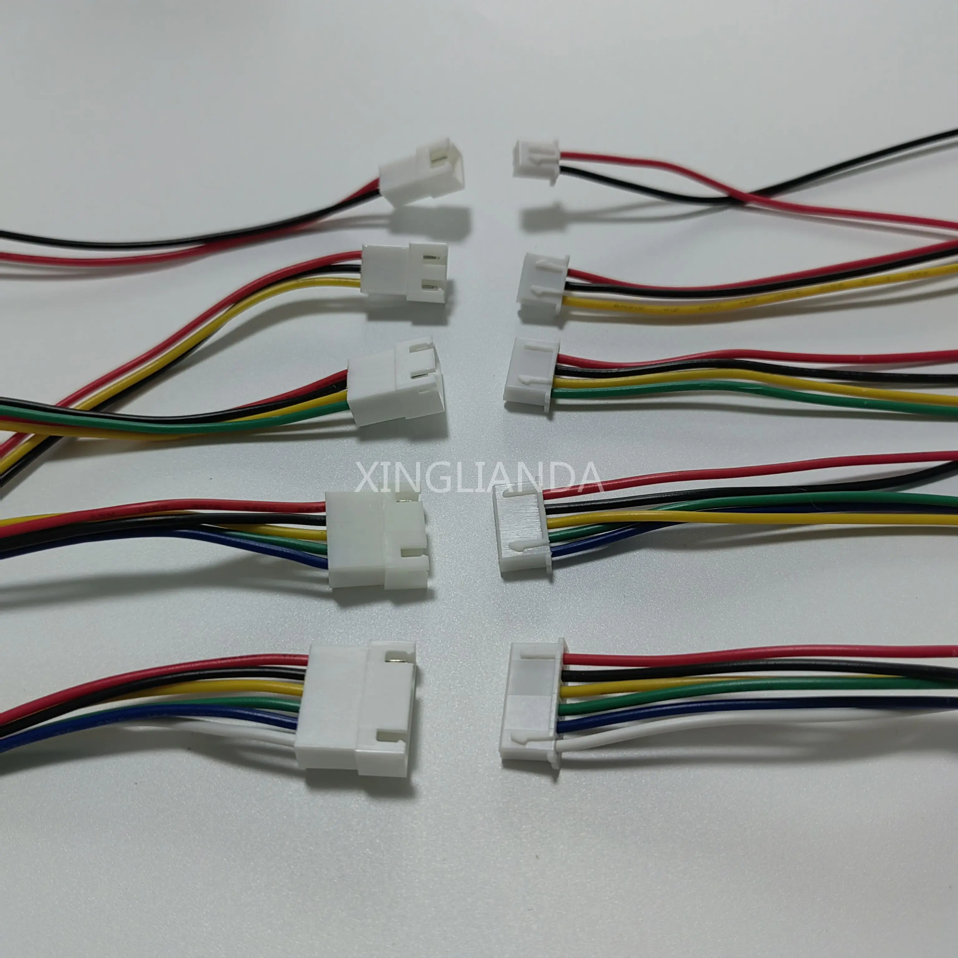 

10 пар XH2.54 2/3/4/5/6-контактный кабельный разъем с шагом 2,54 мм XH Plug Мужской/Женский кабель для зарядки аккумулятора Длина 150 мм 26AWG