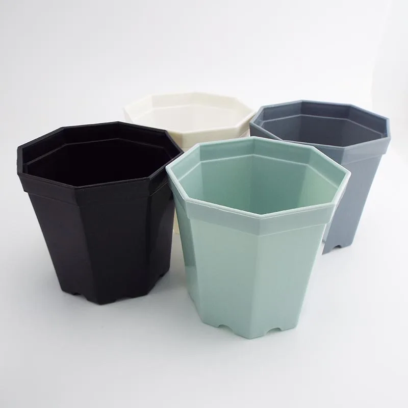 10 шт. пластиковые квадратные горшки для растений