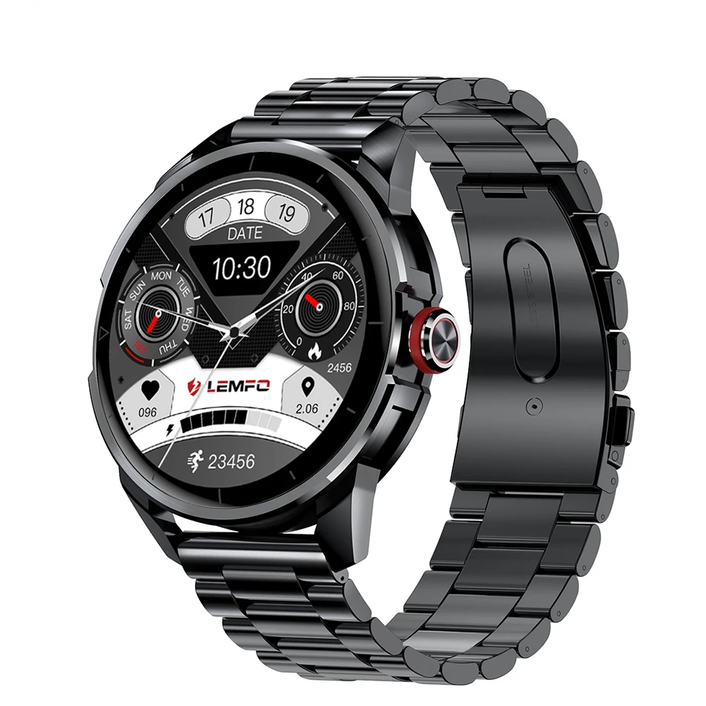 

New Lf26pro Smartwatch Monitor De Pressão Arterial Freqüência Cardíaca Relógio Inteligente Homem Ip68 À Prova Dip68 Água Para