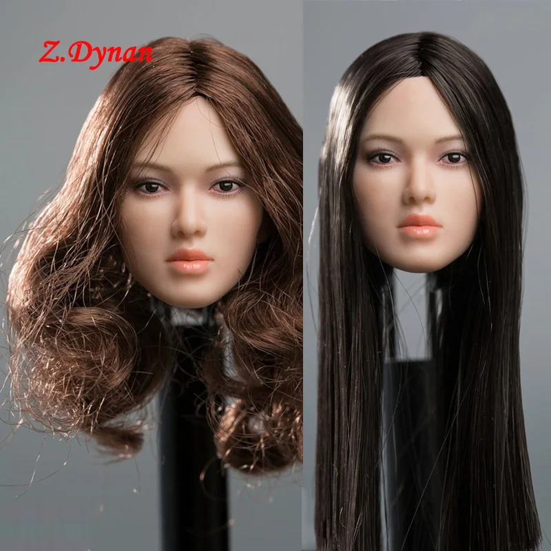 

S2-Studio S2-001 1/6 Asian Hair Transplant Female Head Carving Model for 12 Inch Action Figure Doll Accessories