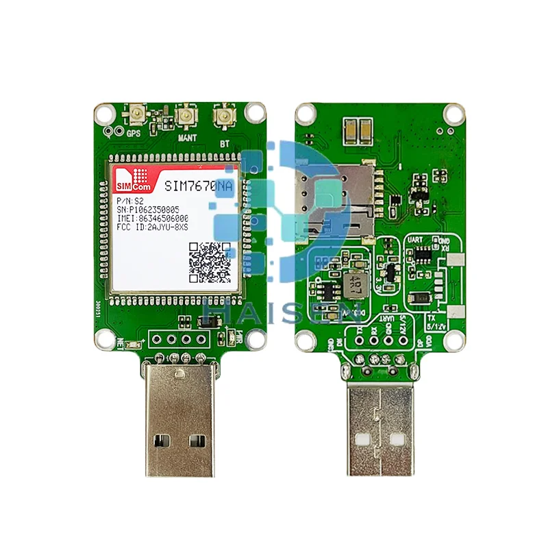 HAISEN SIMCOM SIM7670NA-MNGV USB-ключ SIM7670NA Dongle Основная плата LTE CAT1 + GPS чип Qualcomm SIM7670