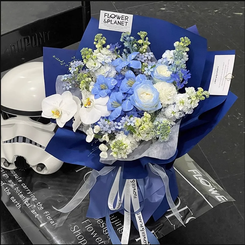 Honeycomb Paper Roll Father's Day Christmas Gift Bouquet Diy Handmade Paper Florist Supplies 50cm*10y