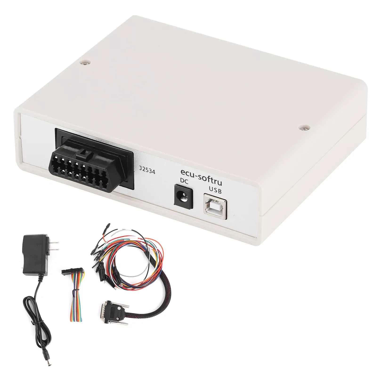 Diagnostic Tools Adapter Auto Diagnostic Tool ECU Power Box FLASH with Full Adapters for JTAG Works ECU Openport US Plug