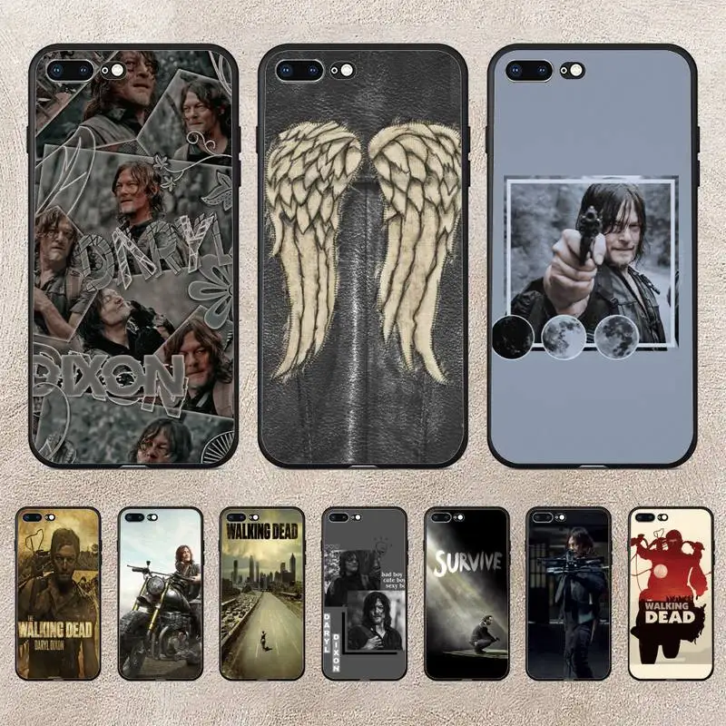 

The Walking Dead Daryl Dixon Phone Case For Huawei Y5 Y62019 Y52018 Y92019 Luxury Funda Case For 9prime2019