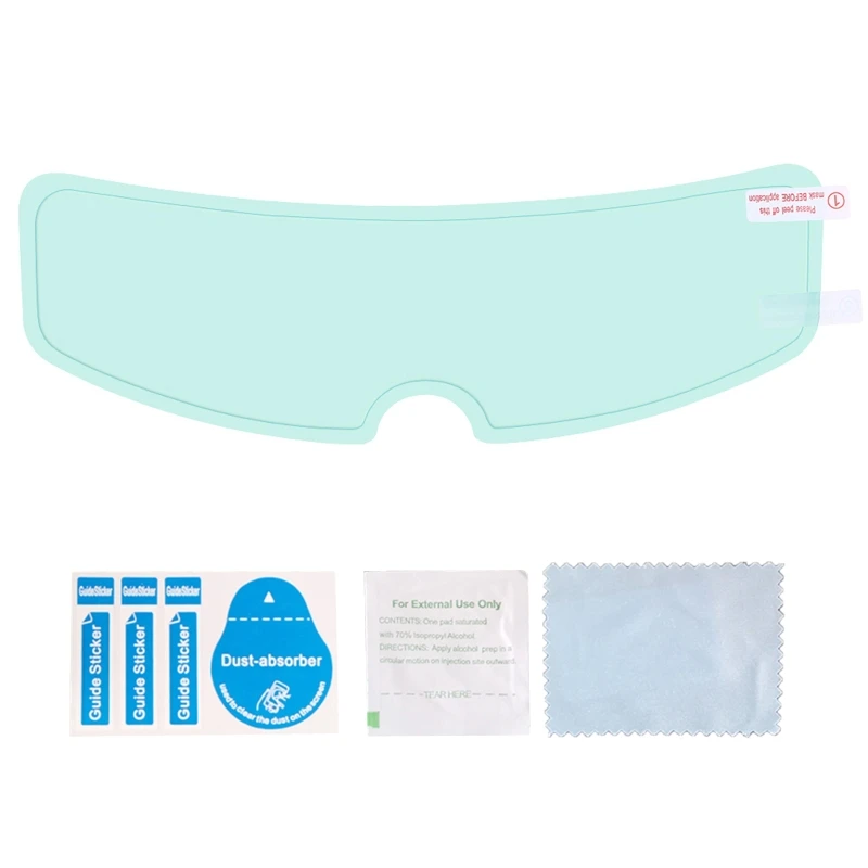 

Anti-rain Helmet Visor Film Sticker Shield Insert Lens Safety Driving Waterproof