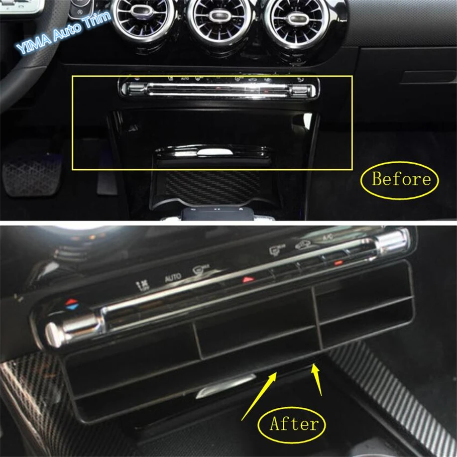 Ящик для хранения с автоматическим центральным управлением черный Mercedes-Benz A B GLB