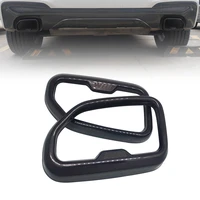 car tail pipe cover suitable for 2018 2021 bmw x3 single hole 304 stainless steel exhaust pipe decoration frame