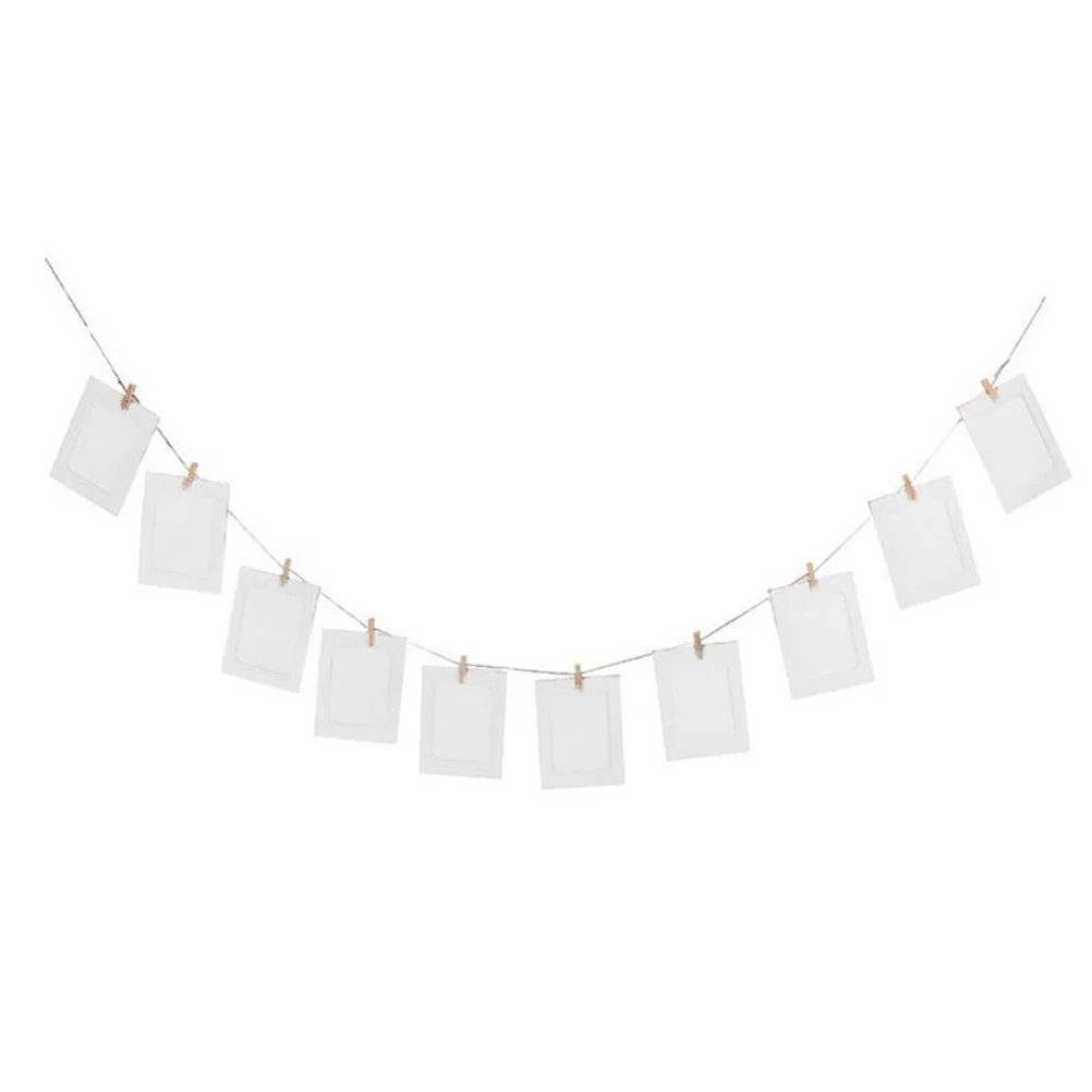 10 шт. крючки для штор бумажная фоторамка с зажимами DIY фоторамки рукоделия