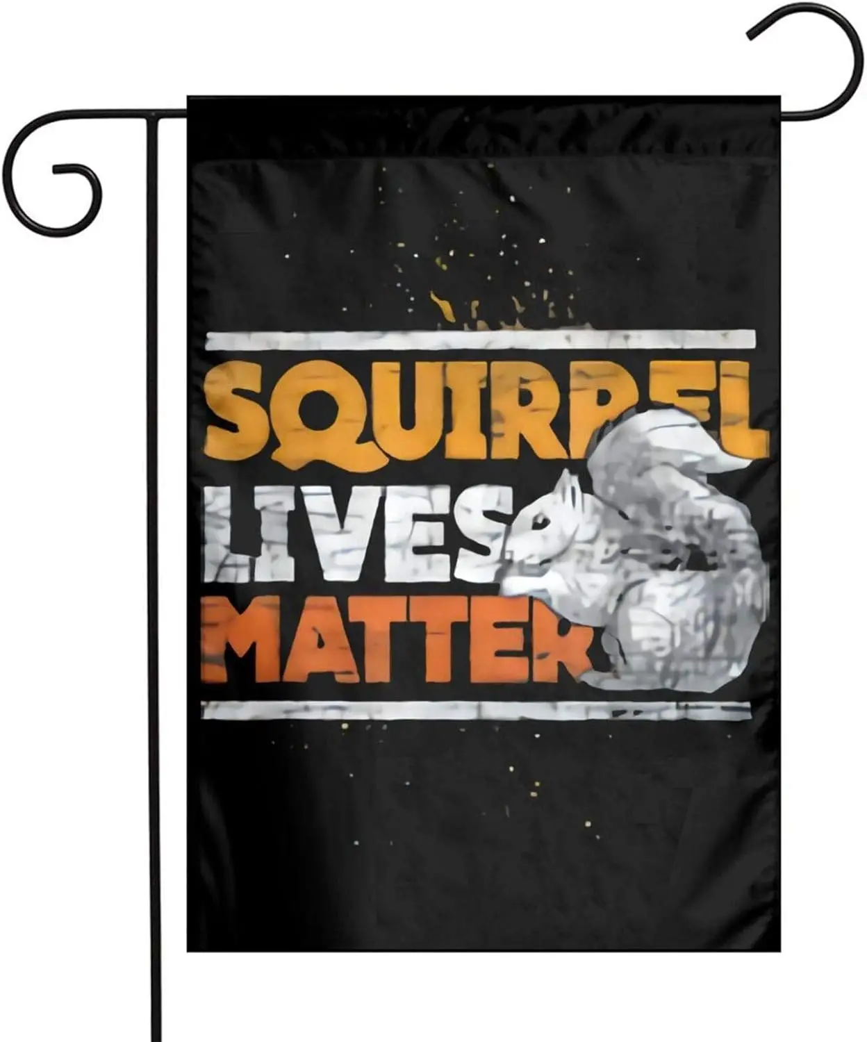 JOHN AHMED Squirrel Lives Matter Garden Flag Durable And Uv Fade Resistant Banner Double Side For IndoorOutdoor Decoratio