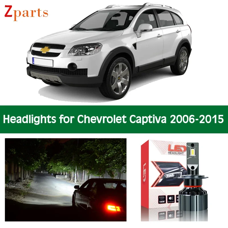 

Car Headlamp Bulbs For Chevrolet Captiva 2006 2007 2008 2009 2010 2011 2012 2013 2014 2015 LED Headlight Canbus Lights Lighting