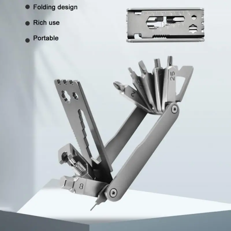 Bicycle Bike Tools Repairing Set Bike Repair Tool Kit Wrench Screwdriver Chain Carbon Steel Bicycle Multifunction Repaire Tool