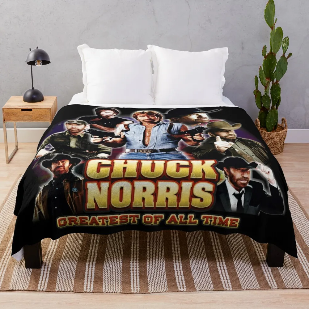 

Гигантское диванное одеяло Chuck Norris из козы