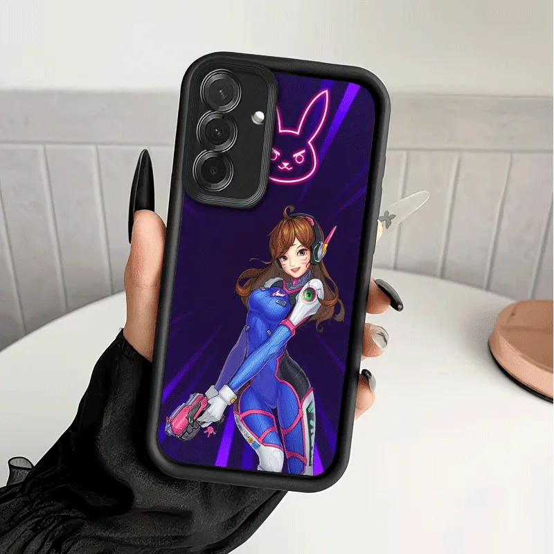 Фото Противоударный чехол O-Overwatchs D-DVA для Samsung A13 A14 A15 A16 A17 A33 A34 A35 A36 A37 A53 A54 A55 A56 A57 A23 A24 A25 A26 №2