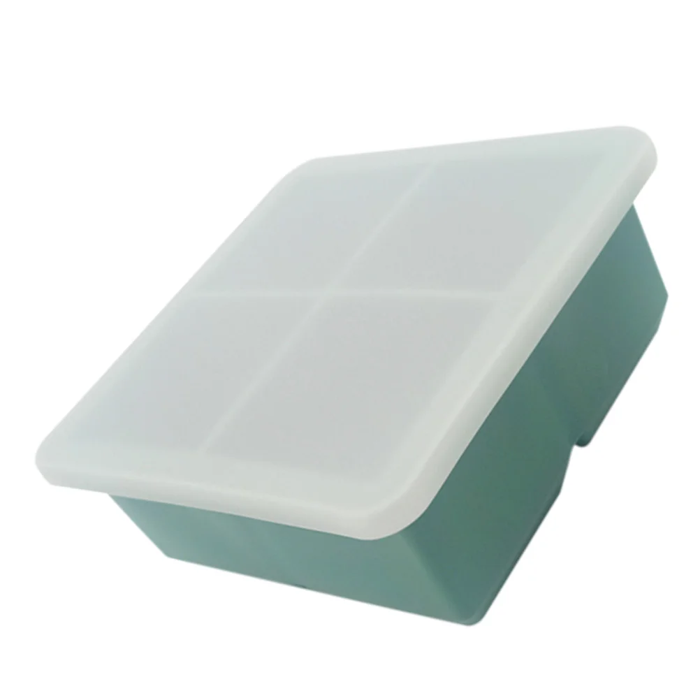 

Ice Cube Mold Tray Freezer Box Making Lid Silicone Maker Tube Molds Diy Large Container Cocktails Bin Plate Ice cube maker