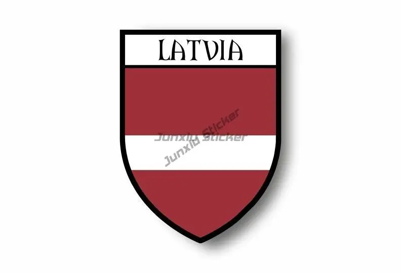 Латвийский герб Латвии наклейка на бампер забавная автомобиль аксессуары для