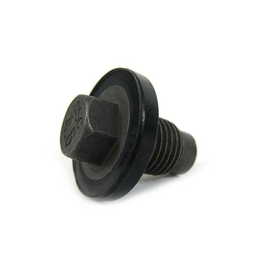 

For Jeep 96-20 Drain Plug Engine OilDrain Plug For Dodge For Patriot 06506214AA Black Engine Metal Oil Pan Drain