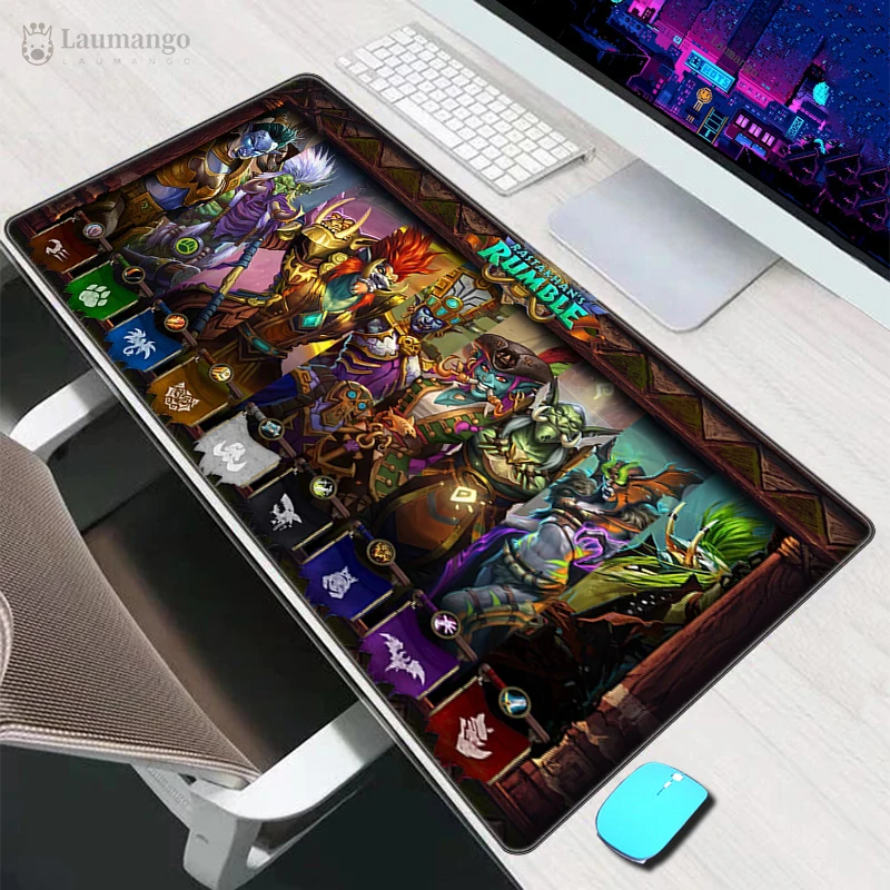

Hearthstone Heroes Of Warcraft Mouse Pad Large Gabinete Pc Gamer Laptop Varmilo Gaming Accessories Desk Mat WOW Speed Mousepad
