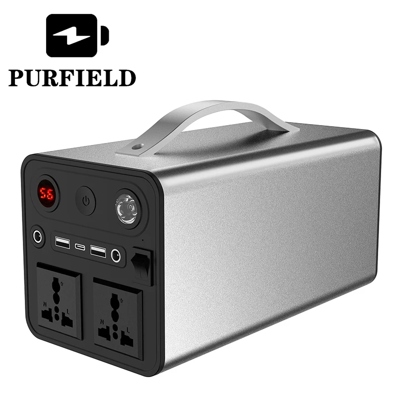 

Портативная электростанция PURFIELD, 90000 мАч, 300 Вт, генератор аккумулятора, Внешнее зарядное устройство, аварийный источник питания, инвертор в...