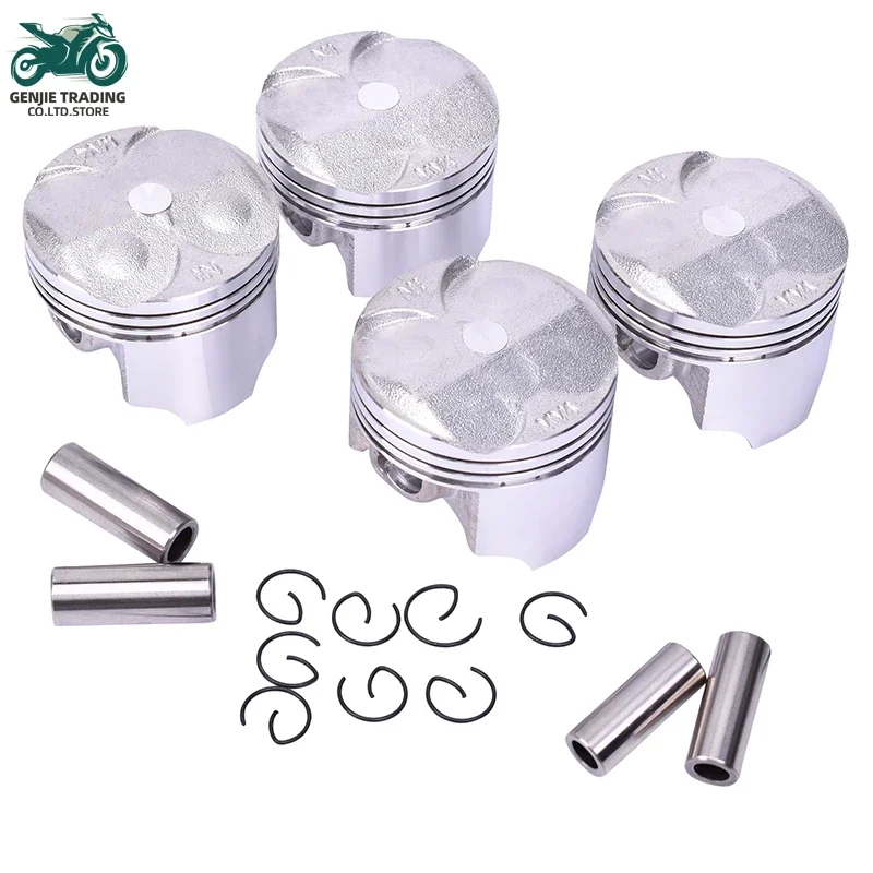 55 мм ~ 56 STD + 100 1 0 4 комплекта мотоциклетных колец для Honda CB400 Super CB 400 Sport CBR400 NC23 NC29 VFR400