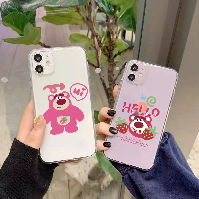 

Toy Story Lots O Huggin Bear For Apple iPhone 13 12 11 Pro Mini X XR XS Max SE 6 6S 7 8 Plus Clear Phone Case Funda Carcasa