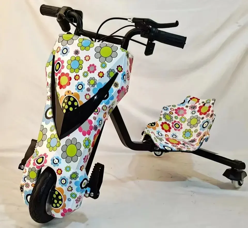 Грузоподъемность 120 кг вращение на 360 градусов 3 колеса двигатель Crazy Cart элитный