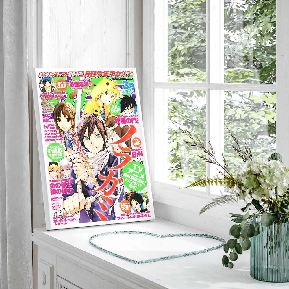 Noragami Anime Classic Vintage Posters Decoracion Painting Wall Art White Kraft Paper Kawaii Room Decor