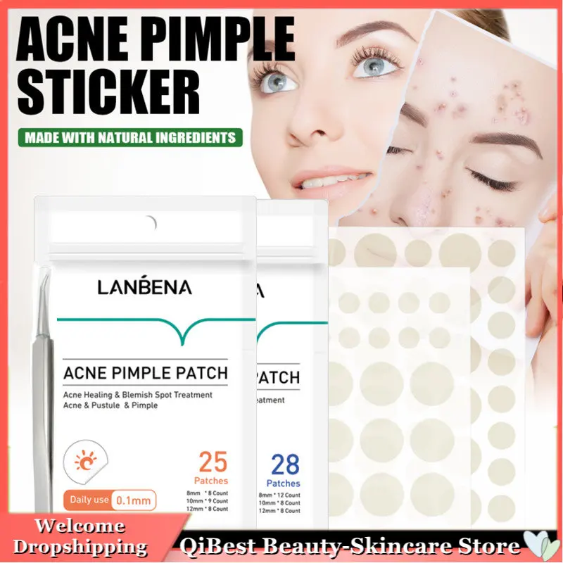 

28 Patches Acne Pimple Patch Acne Treatment Pimple Remover Tool Blemish Spot Stickers Facial Mask Skin Care Tools Waterproof