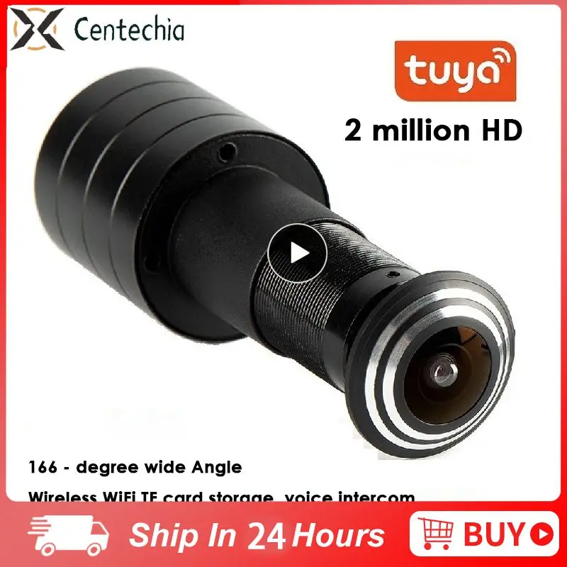 

Household Tuya App Audio Door Camera Alarm Tuya 1080p Camera Motion Detection Mini Wifi Port Eye Hole Ip Camera Security Monitor