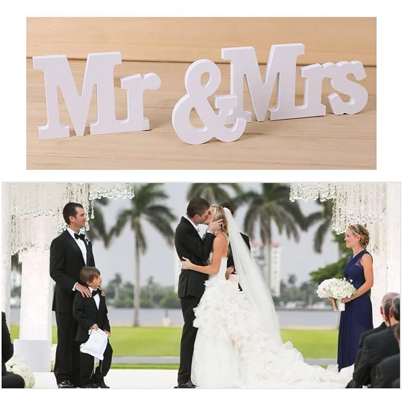 

1PC Personalised DIY Freestanding Wood Wooden Letters White Alphabet Wedding Birthday Party Home Decorations Name Design