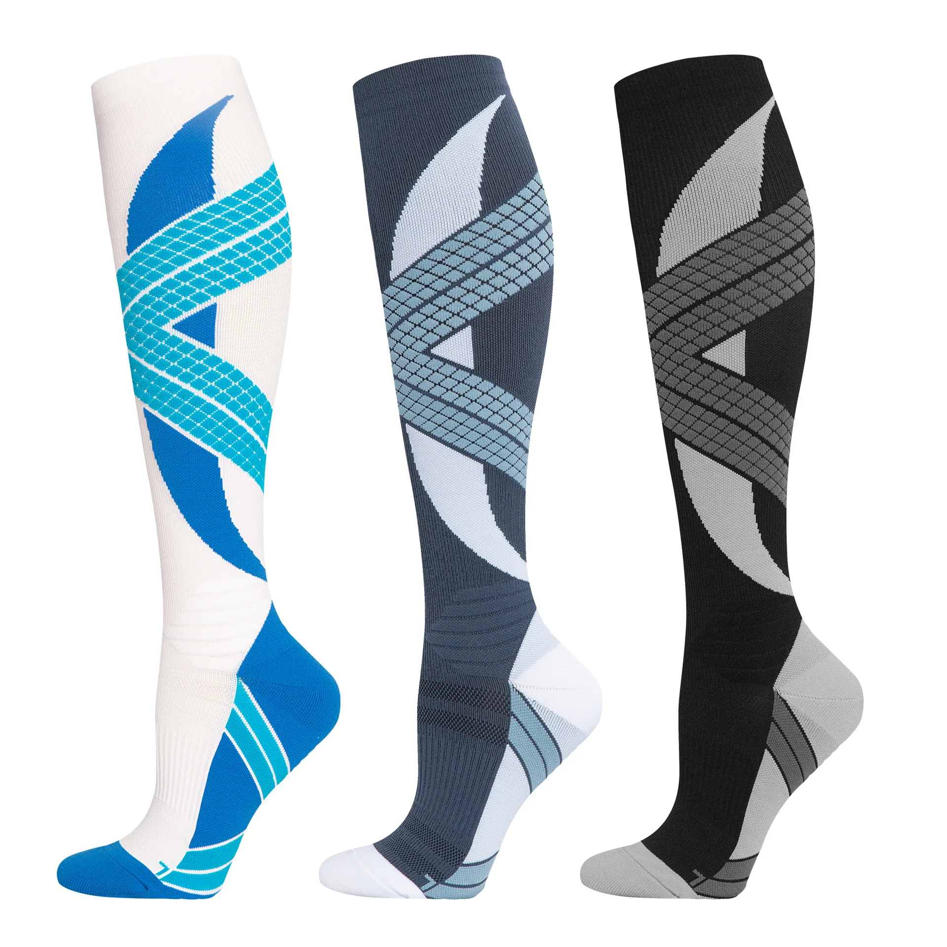 Outdoor Mountaineering Marathon Running Socks Sports Socks Long Leg Socks Jump Rope Badminton Long Leg Compression Socks